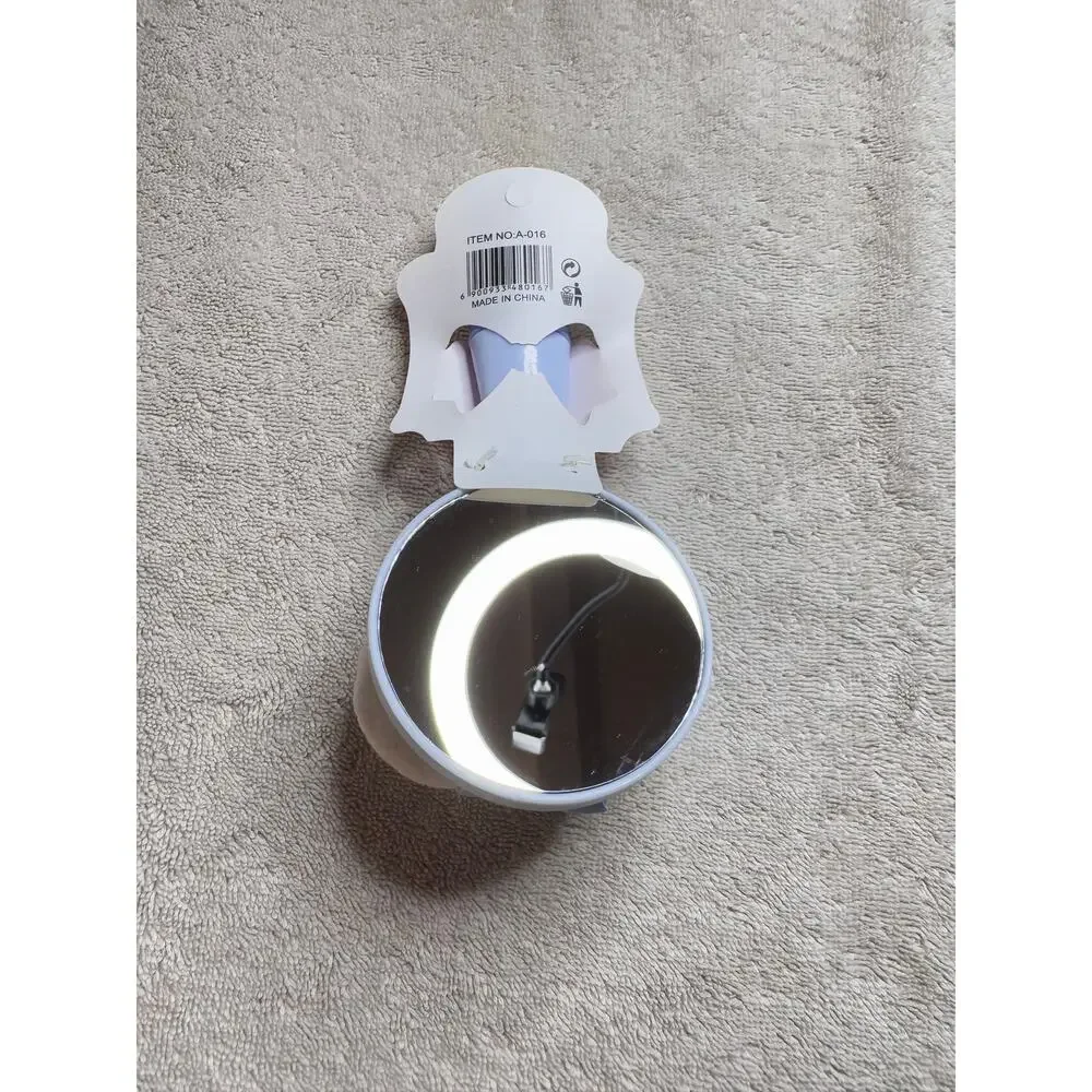 Cinnamonroll Sanrio hand held plushie mirror white  kawaii